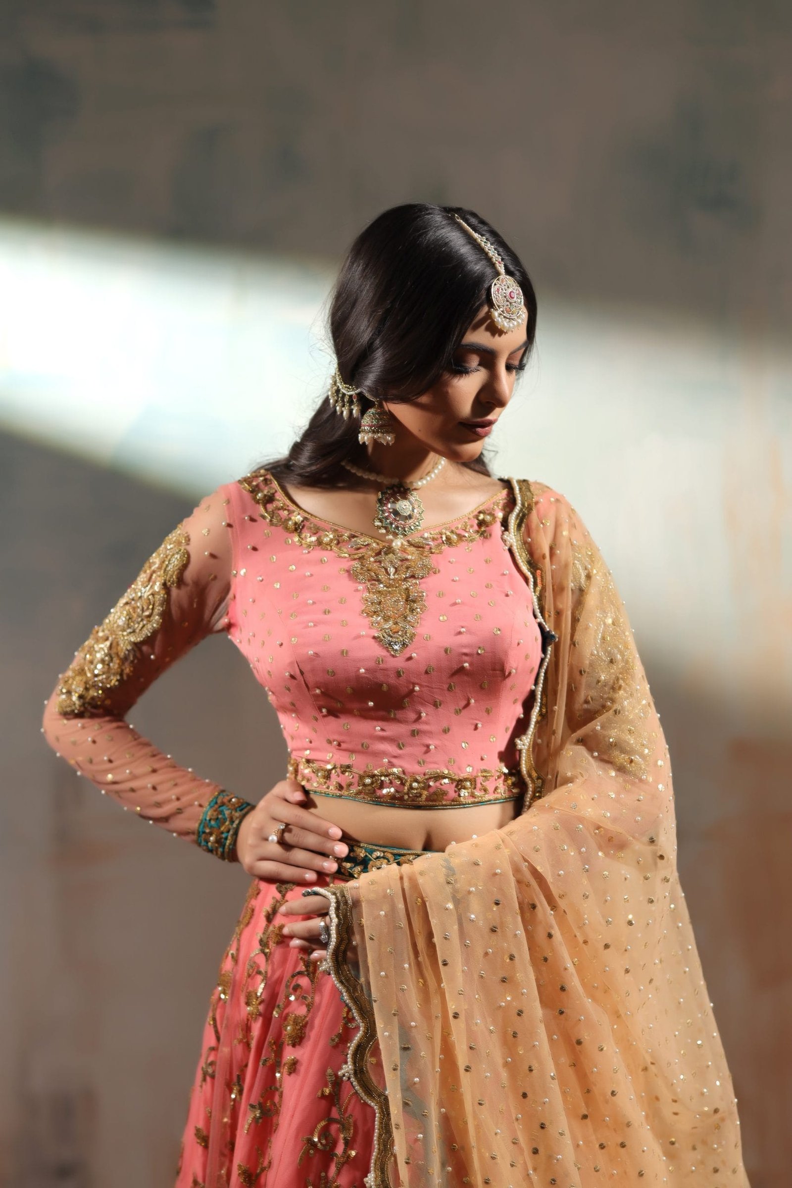 Sequin Embroidered Lehenga - Image 7
