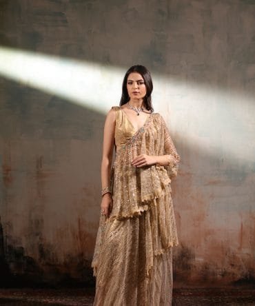 Draped Concept Saree