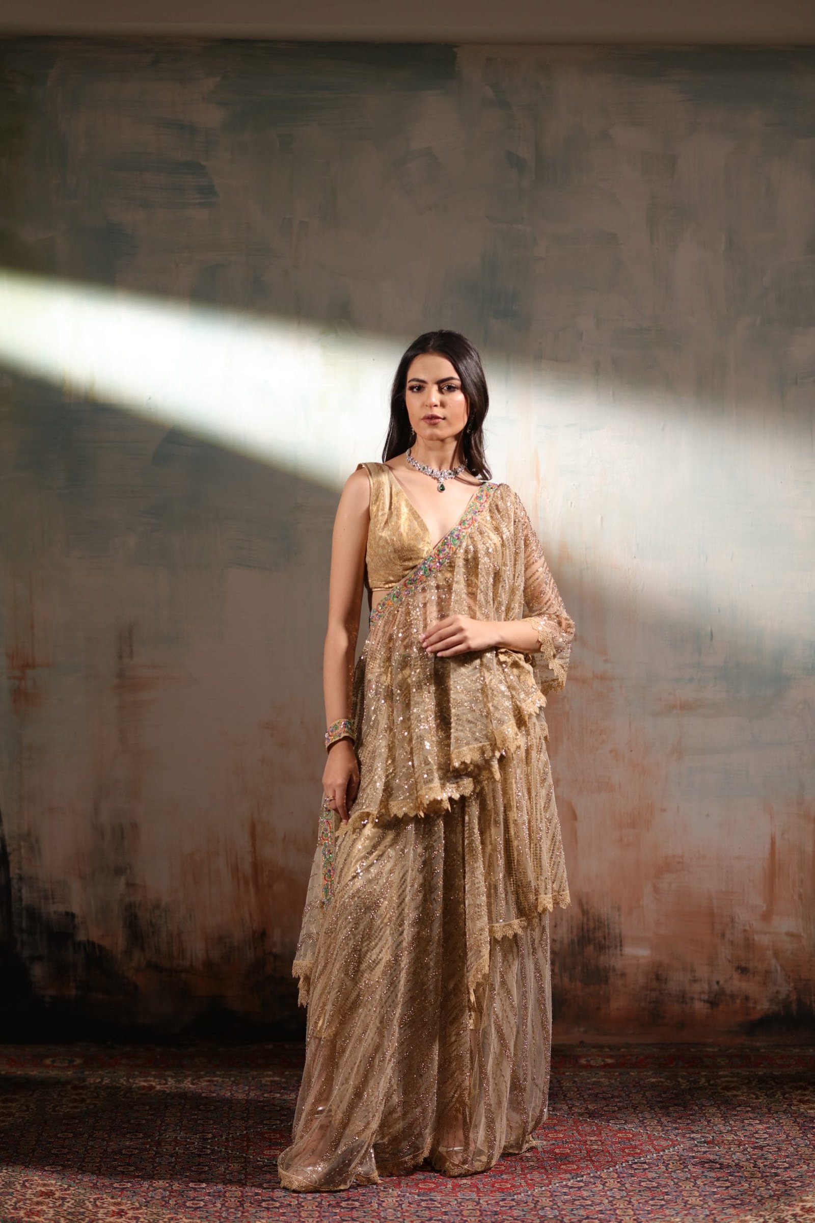 Draped Concept Saree