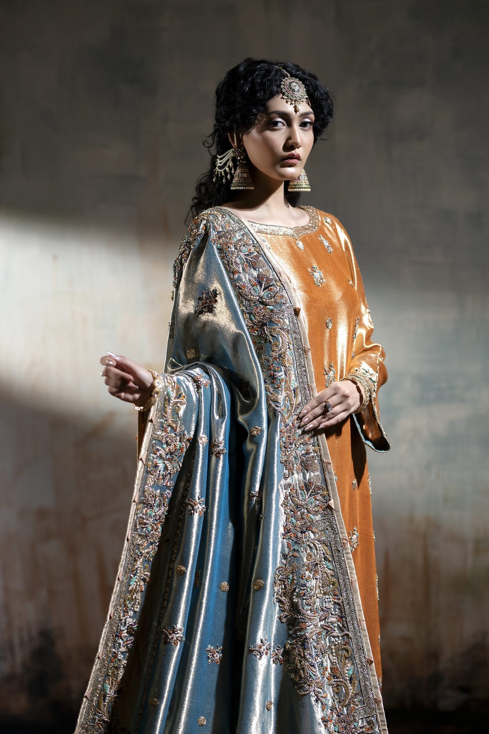 Signature Hand Embroidered Zardosi Suit Set
