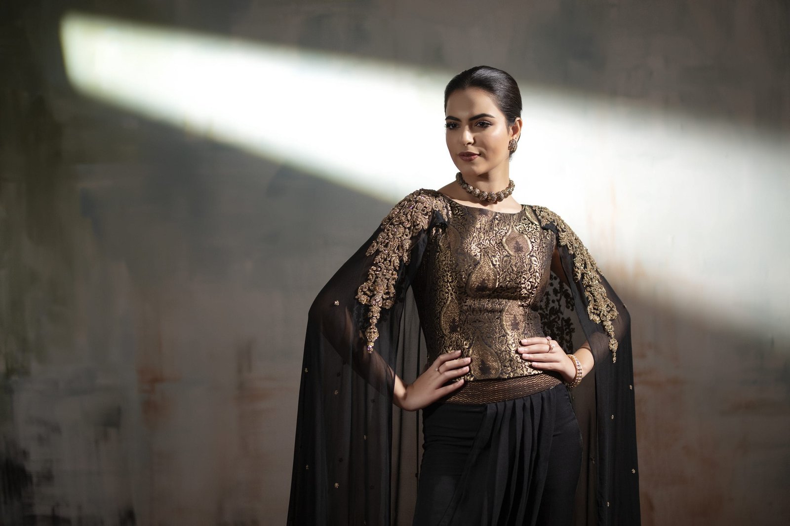 Hand Embroidered Cape - Image 3