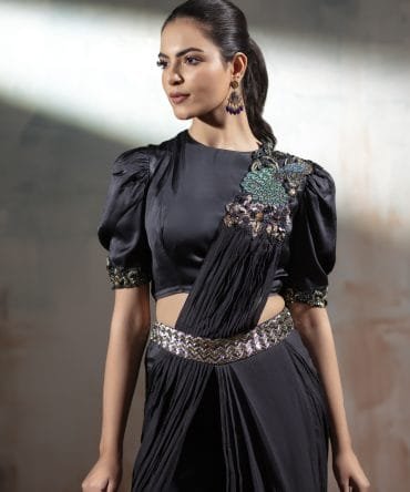 Embellished Peacock Concept Saree