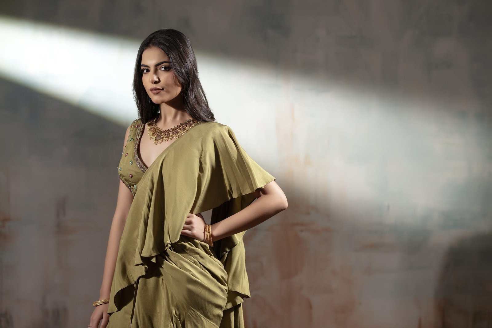Blouse Drape Skirt - Image 5