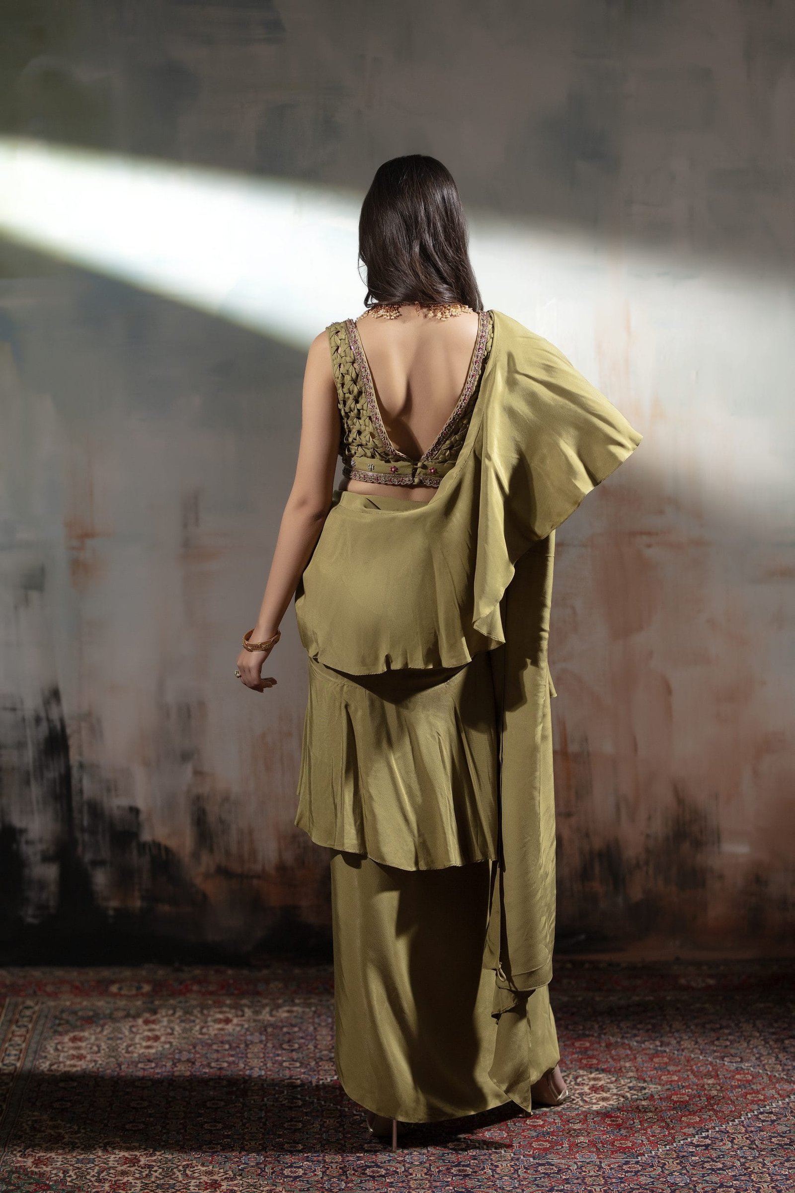 Blouse Drape Skirt - Image 7