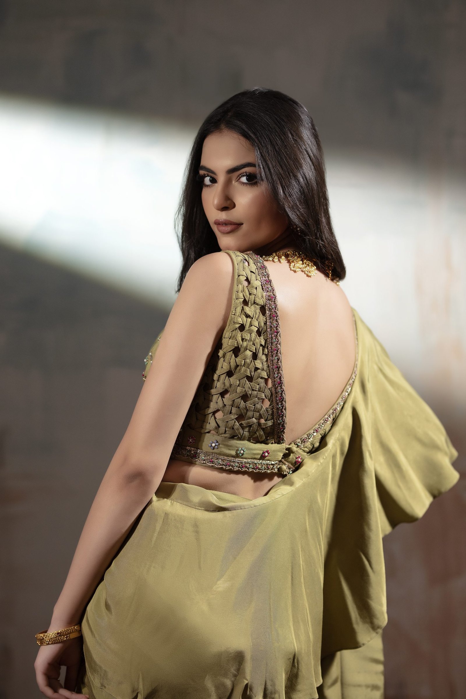 Blouse Drape Skirt - Image 8